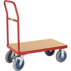 Schäfer Shop Select Plattformwagen mit Schiebegriff, Ladefläche 1000 x 600 mm