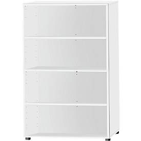 Schäfer Shop Select Regal, 4 OH, B 800 x T 420 x H 1514 mm, weiss
