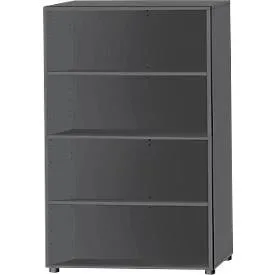 Schäfer Shop Select Regal, B 800 x T 420 x H 1470 mm, 4 OH & 3 Fachboden, graphit