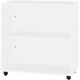 Schäfer Shop Select Regal LOGIN, 2 Ordnerhöhen, B 800 x T 420 x H 788 mm, weiss