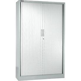 Schäfer Shop Select Rollladenschrank MS iCONOMY, Stahl, 5 Ordnerhöhen, B 1200 x T 400 x H 1935 mm, weissaluminium RAL 9006