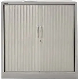 Schäfer Shop Select Rollladenschrank MS iCONOMY, Stahl, 3 Ordnerhöhen, B 1200 x T 400 x H 1215 mm, weissaluminium RAL 9006