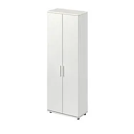 Schäfer Shop Select Schrank Start Off, 6 OH, abschliessbar, B 800 x T 420 x H 2196 mm, Holz, lichtgrau/lichtgrau