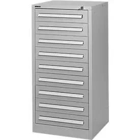 Schäfer Shop Select Schubladenschrank SF 90, 9 Schübe, weissaluminium RAL 9006 weissaluminium RAL 9006