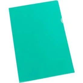 Schäfer Shop Select Sichthülle, DIN A4, genarbt, 25 Stück, grün