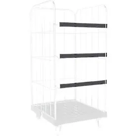 Schäfer Shop Select Spannband gummitex® BASIC, für Rollboxen BASICline, Spannweite 750 mm, 1 Drahthaken & 1 Drahtöse, UV-beständig, L 560 x B 50 mm, PE-Fasern & Gummi, dunkelgrau