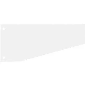 Schäfer Shop Select Trapeztrennstreifen, Karton, 100 Stück, weiss