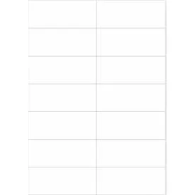 Schäfer Shop Select Universal-Etiketten, 105,0 x 42,3 mm, Permanentkleber, 1400 Stück