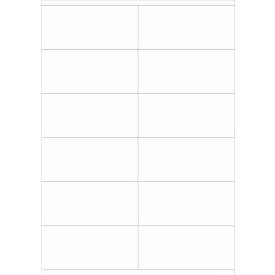 Schäfer Shop Select Universal-Etiketten, 105,0 x 48,0 mm, Permanentkleber, 1200 Stück