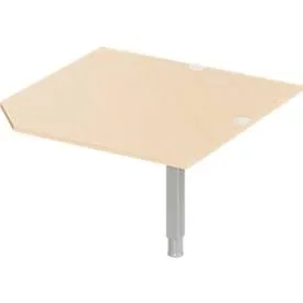 Schäfer Shop Select Verkettungsplatte PLANOVA ERGOSTYLE, CAD, B 1000, Fuss, Ahorn-Dekor