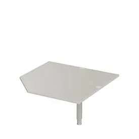 Schäfer Shop Select Winkelplatte PLANOVA ERGOSTYLE, CAD, B 1200, lichtgrau