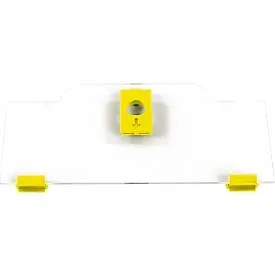 Schäfer Shop Pure Cover niedrig für Eurobox Serie Economy 400 x 300 mit offener Front, Kunststoff, gelb