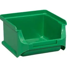 Schäfer Shop Pure Sichtlagerkasten Serie Base 1, PP, B 102 x T 100 x H 60 mm, 0.4 l, grün, 30 Stück