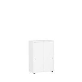 Schiebetürenschrank PALENQUE, 3 OH, B 800 x T 400 x H 1104 mm, weiss