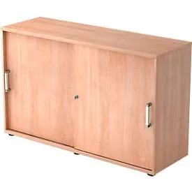 Hammerbacher Schiebetürenschrank 2FH CE Walnuss 1.200 x 400 x 748 mm
