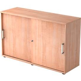 Hammerbacher Schiebetürenschrank 2FH CE Walnuss 1.200 x 400 x 748 mm