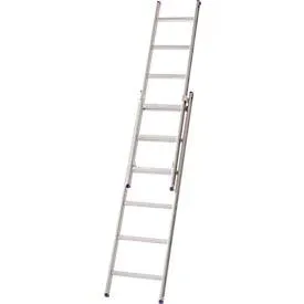 Schiebeleiter ohne Seilzug, Lila-Serie, 14 Stufen