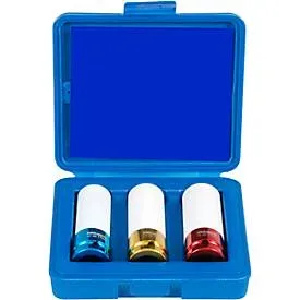 Schlag-Steckschlüssel-Set Projahn, f. Leichtmetallfelgen, metrisch, 12,5 1/2