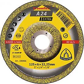 Schruppscheibe A 24 Extra D230xS8mm gekr.STA Bohr.22,23mm KLINGSPOR, 10 Stück