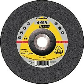 Schruppscheibe A 46 N Supra D125xS6mm gekr.Alu.Bohr.22,23mm, 10 Stück