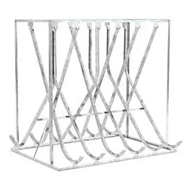 Schräghochparker WSM, 2-seitig, für Reifen bis B 60 mm, B 2100 x T 1875 x H 2010 mm, Stahl verzinkt, 12 Einhängeplätze