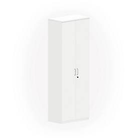 Schrank NEVADA, B 800 x T 445 x H 2225 mm, weiss