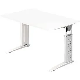Hammerbacher Schreibtisch US12 120X120CM Weiß