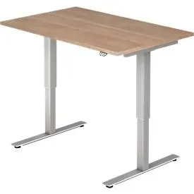 Schreibtisch Office Braun Holz 120 cm - Farbe: Nussbaum Dekor - Material: Holzwerkstoff - Schreibtisch