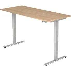 Hammerbacher Sitz-Stehschreibtisch XDSM Nussbaum 1.800 x 800 x 635 mm