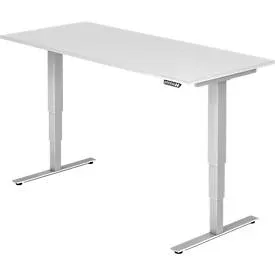Hammerbacher Sitz-Stehschreibtisch XDSM Weiß 1.800 x 800 x 635 mm