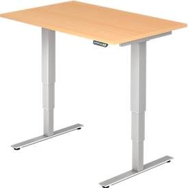 Hammerbacher Sitz-Stehschreibtisch XDSM Buche 1.200 x 800 x 635 mm
