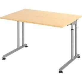 Schreibtisch Office Holz 120 cm - Farbe: Ahorn - Material: Holzwerkstoff - Schreibtisch