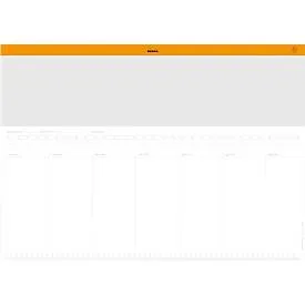Schreibunterlage Rhodia, Wochenkalender, Leinenrücken, 30 Blatt, A2 (420 x 594 mm