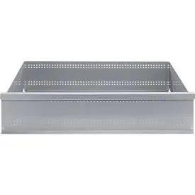 Schublade FS, Stahlblech, B 1281 x T 492 x H 206 mm, Weissaluminium, bis 50 kg