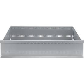 Schublade FS, Stahlblech, B 993 x T 592 x H 206 mm, Weissaluminium, bis 60 kg