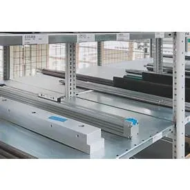 SCHULTE Lagertechnik -  Doppel-Grundregal Stecksystem MULTIPlus250 - 3000x1000x(2x300) mm, 14 Böden, verzinkt