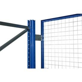 Schulte Lagertechnik Drahtgitter-Rückwand für Ständerrahmen S625-A18, S635-B20 und S645-B25, B 2700 x H 1500 mm, blau/verzinkt