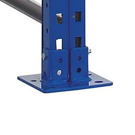 Schulte Lagertechnik Fussplatte für Stütze für Ständer S625-A18, B 145 x T 155 mm, Stärke 6 mm