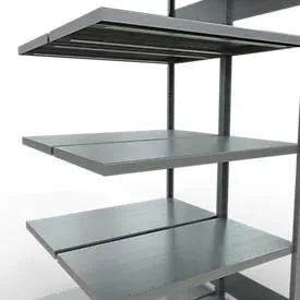 SCHULTE Lagertechnik - Stecks.Doppelanbaur. Typ 250 kg - 2000x1000x2x500 mm, 10 Böden