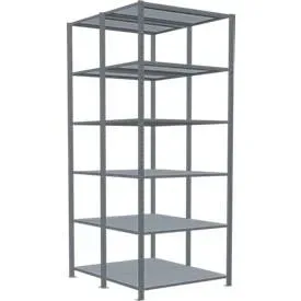 SCHULTE Lagertechnik - Stecks.Doppelgrundr. Typ 250 kg - 2500x1000x2x600 mm, 12 Böden