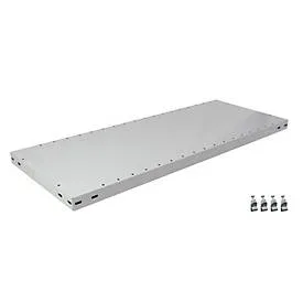 SCHULTE Lagertechnik Zusatz-Fachboden MULTIPlus 250, 750x500 mm, 40 mm Kante, mit 4 Fachbodenträgern