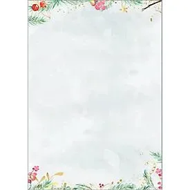 SIGEL Weihnachtsmotiv-Papier A4 DP608 Magic Watercolor 25 St&uuml;ck