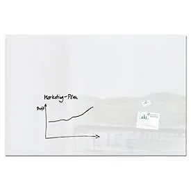 SIGEL Glas-Magnetboard GL230 weiss 1800x1200x18mm