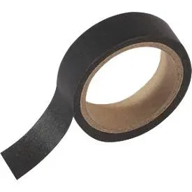SIGEL Papier-Klebeband Masking Tape, zum Unterteilen von Whiteboards und Planungsboards, L 16 m x B 10 mm, schwarz, 1 Rolle