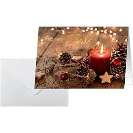 Sigel Weihnachtskarten-Set 