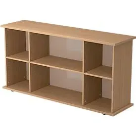 Sideboard Office Braun Holz 166.1 cm 44.8 cm 84 cm - Farbe: Nussbaum - Material: Holzwerkstoff - Sideboard