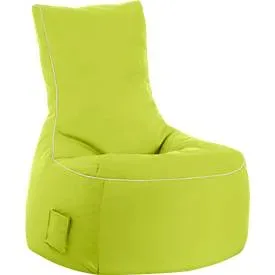 Sitzsack swing scuba®, 100% Polyester, abwaschbar, B 650 x T 900 x H 950 mm, grün