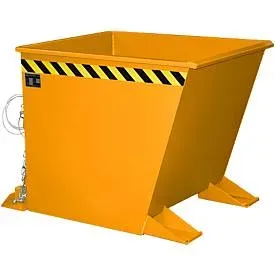 Späne-Kippbehälter SGU-RZ55, für Routenzüge, öl- und wasserdicht, 550 l, RAL2000 gelb
