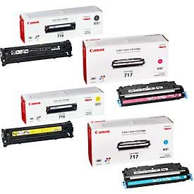 Sparpaket Canon T716BK/Y/M/C, 4 Toner schwarz/gelb/magenta/cyan, original