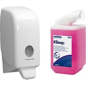Sparset Kleenex® Aquarius Seifenspender + 1 Kartusche Schaumseife